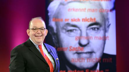 Höchstdekoriert: Der Literaturkritiker Dennis Scheck wurde auch mit dem Sonderpreis des Hanns-Joachim-Friedrich-Preis für Fernsehjournalismus ausgezeichnet.