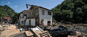 In Hochwassergebieten gerieren sich Coronaleugner und Neonazis als Retter.