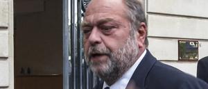 Justizminister Eric Dupond-Moretti vor seiner Aussage.
