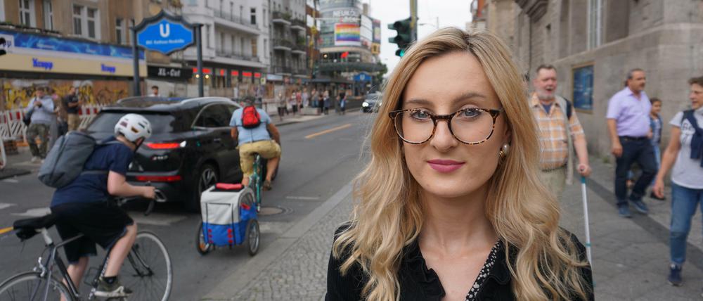 Anna Staroselski hat die Kundgebung „Jüdisches Leben ist keine Provokation!“ mitorganisiert.