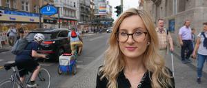 Anna Staroselski hat die Kundgebung „Jüdisches Leben ist keine Provokation!“ mitorganisiert.