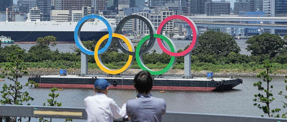 Aus der Distanz. Die Olympischen Spiele in Tokio finden ohne Zuschauer statt, auch die TV-Sender reisen in Minimalstärke an.