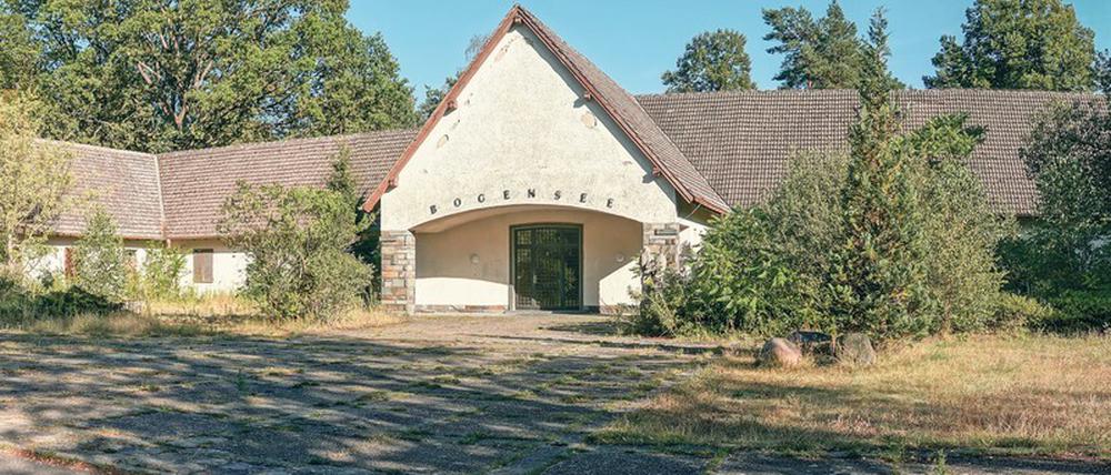 Der Waldhof. (Aufnahme von 2020). Goebbels ließ das Gebäude 1939 errichten, das Blockhaus war ihm zu klein geworden.