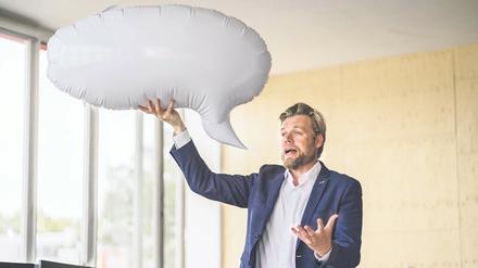 Was soll ich sagen? Geben Sie den Spielverderber, indem Sie erklären "Schon okay, wenn Sie das so sehen wollen", rät die Coachin. 