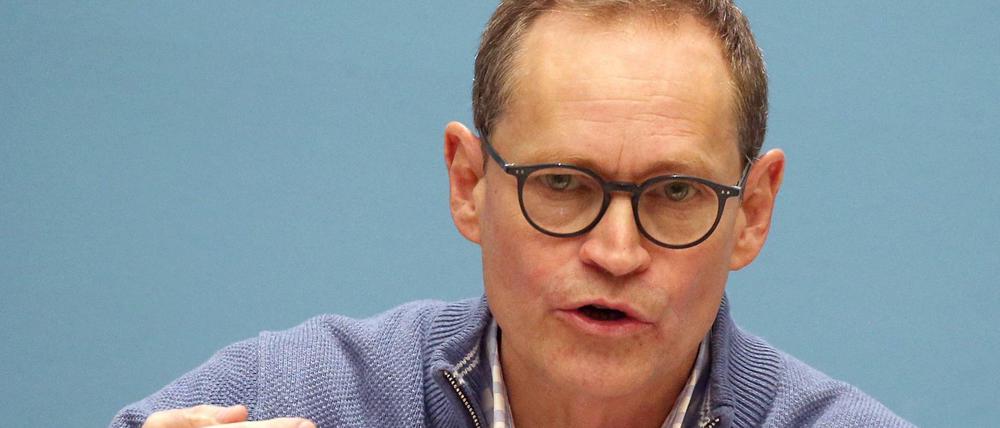 Michael Müller (SPD), Regierender Bürgermeister von Berlin.