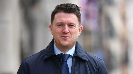 Der rechtsradikale britische Aktivist Tommy Robinson.
