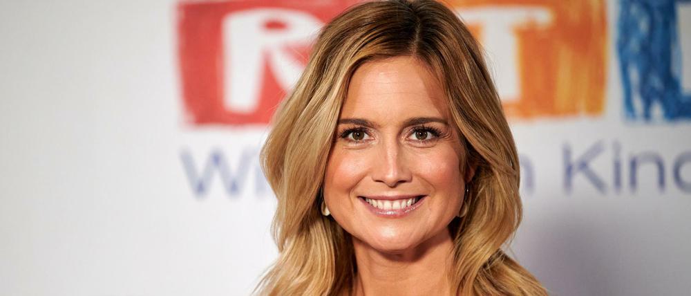 RTL-Moderatorin Susanna Ohlen wollte beim Hochwassereinsatz offensichtlich besonders engagiert wirken.