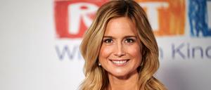 RTL-Moderatorin Susanna Ohlen wollte beim Hochwassereinsatz offensichtlich besonders engagiert wirken.