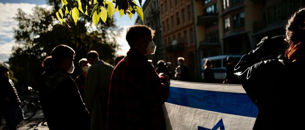In Berlin findet eine Demo gegen Antisemitismus statt (Symbolfoto).