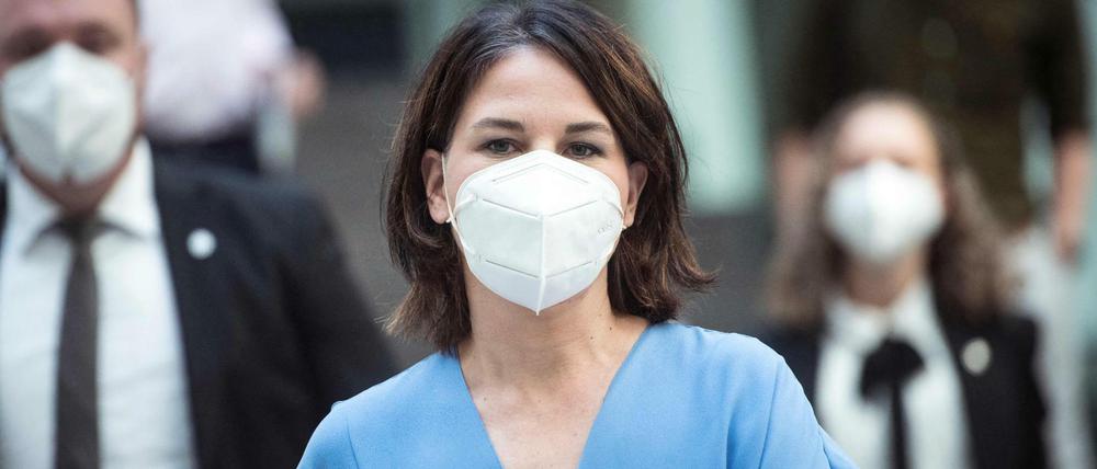 Annalena Baerbock wollte eigentlich wieder mehr über Inhalte sprechen.