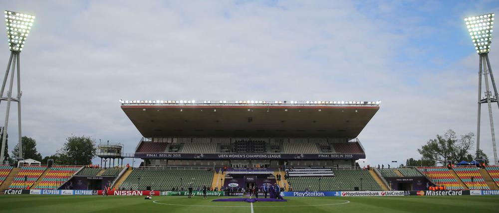 Das eigentlich Ende 2020 geschlossene Stadion zuletzt für eine temporäre Nutzung umgestaltet worden. (Archivbild von 2015)