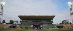 Das eigentlich Ende 2020 geschlossene Stadion zuletzt für eine temporäre Nutzung umgestaltet worden. (Archivbild von 2015)