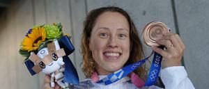 Sarah Köhler aus Deutschland mit der Bronzemedaille