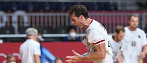 Kann nicht sein. Uwe Gensheimer ärgert sich nach einem vergebenen Wurf gegen die Franzosen