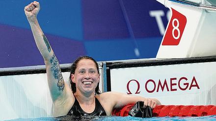 Das Rennen ihres Lebens. Die 27 Jahre alte Sarah Köhler hatte sich den langen Kanten über 1500 Meter Freistil gut eingeteilt und lag schon auf der letzten der 30 Bahnen deutlich vor den Konkurrentinnen um Bronze. Am Donnerstag ist sie schon wieder im Vorlauf über 800 Meter gefordert. 