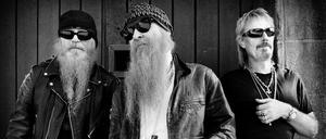 ZZ TOP-Bassist Dusty Hill mit seinen Band-Kollegen Billy Gibbons und Frank Beard.