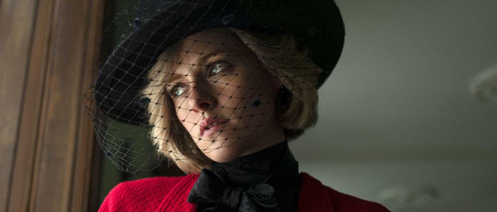 Kirsten Stewart als Lady Diana in “Spencer”, dem zweiten Biopic von Pablo Larraín. Der Film läuft in Venedig.