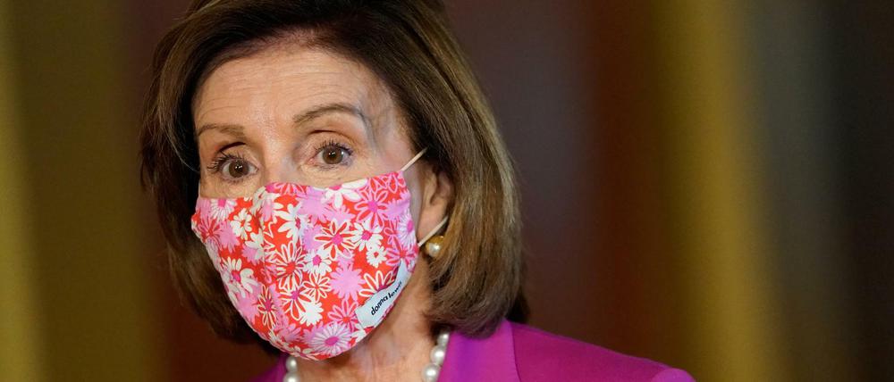 Die demokratische Vorsitzende des Repräsentantenhauses: Nancy Pelosi.