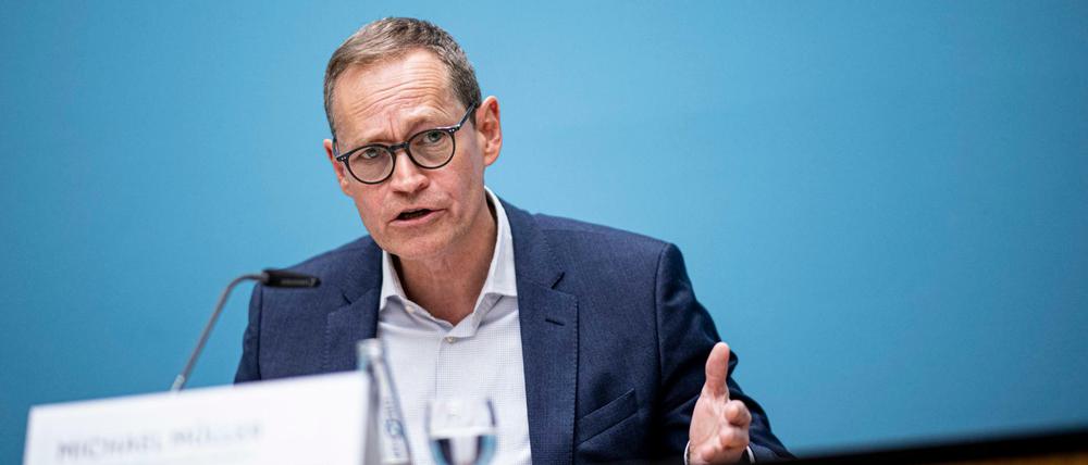 Michael Müller (SPD), Regierender Bürgermeister von Berlin.