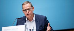 Michael Müller (SPD), Regierender Bürgermeister von Berlin.