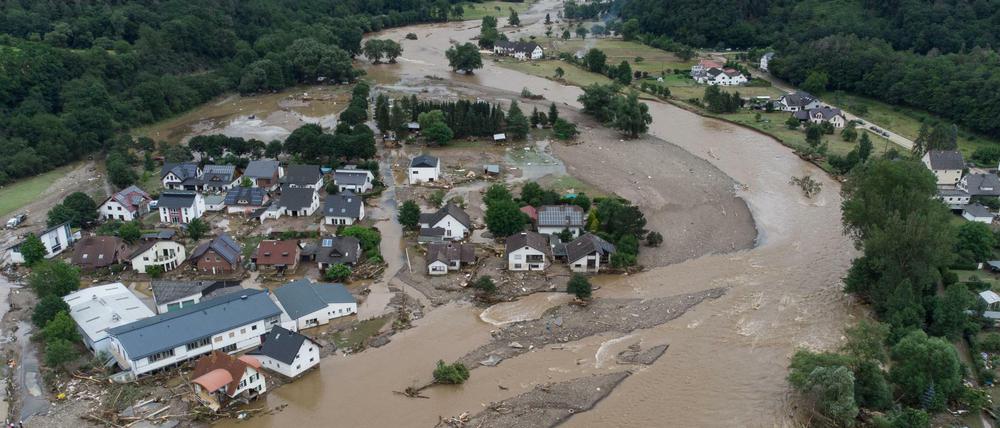Das Dorf Insul in Rheinland-Pfalz nach massiven Regenfällen