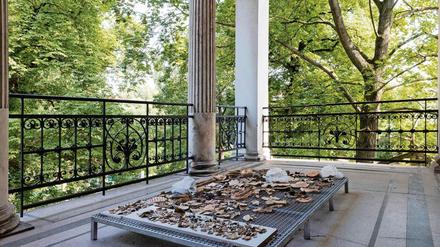 Beste Reste. Installation von Jumana Manna in der Villa Oppenheim. 