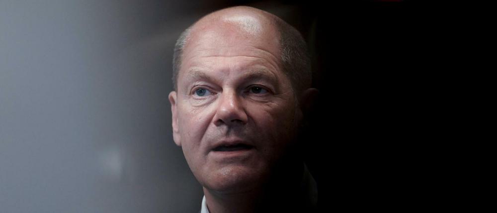 Olaf Scholz, Bundesfinanzminister und SPD Kanzlerkandidat