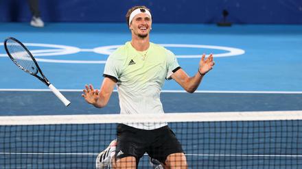 Kaum zu fassen: Alexander Zverev gewann das Olympische Finale von Tokio deutlich.