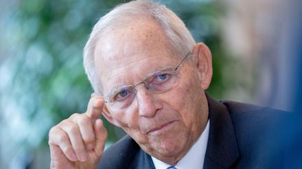 Bundestagspräsident Wolfgang Schäuble (CDU)