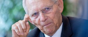 Bundestagspräsident Wolfgang Schäuble (CDU)