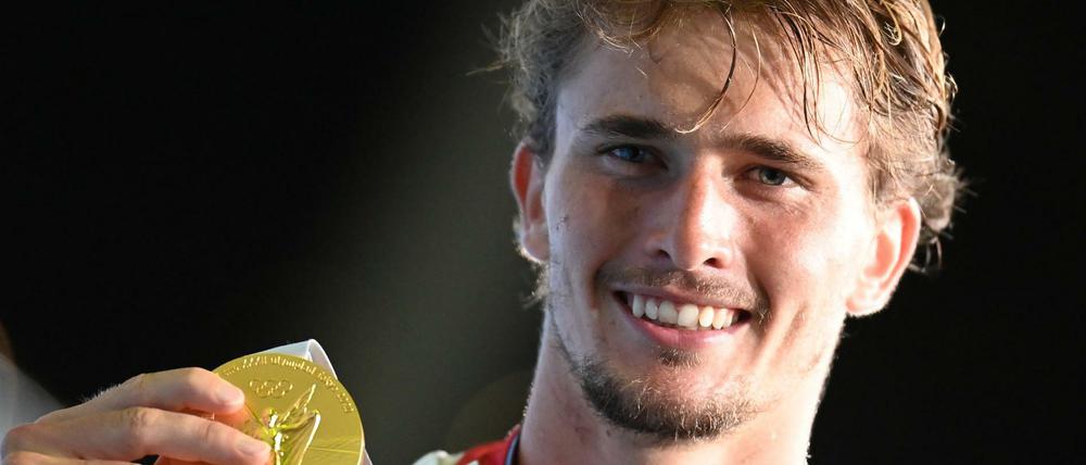 Da ist das Ding! Alexander Zverev gewinnt bei Olympia endlich einen großen Titel.