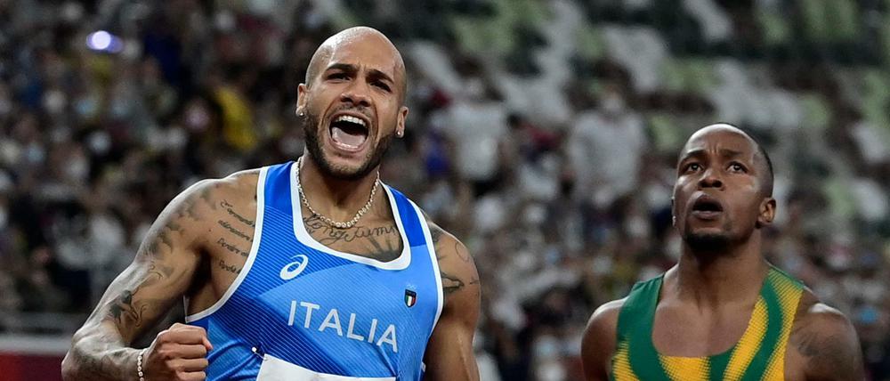 Lamont Marcell Jacobs war über 100 Meter der Schnellste.