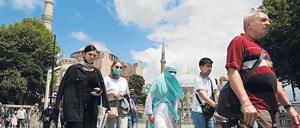 Nicht beliebt. Auch arabische Touristen werden angegangen. Foto: 