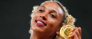 Malaika Mihambo strahlte nach ihrer Sieg im Weitsprung.