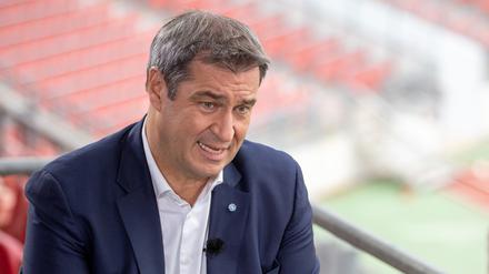 Der bayerische Ministerpräsident, Markus Söder (CSU), im ZDF-Interview.