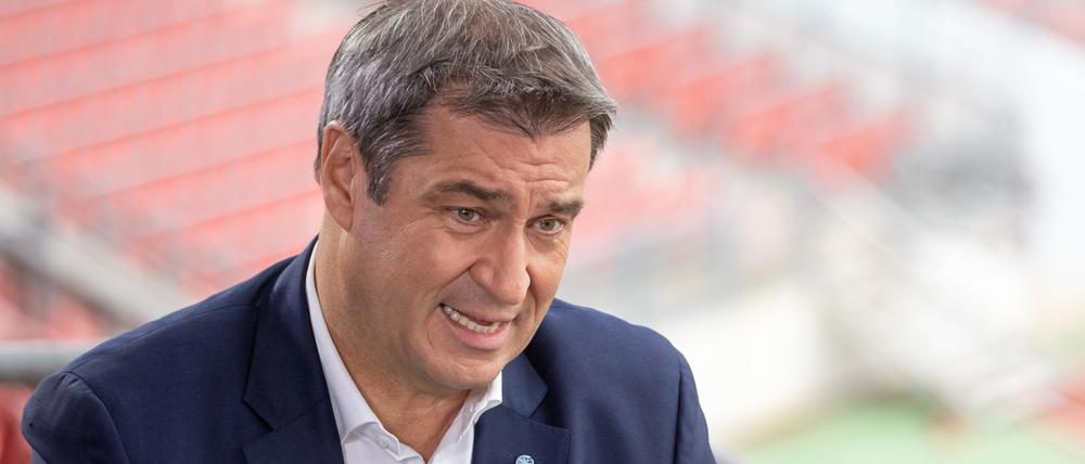 Der bayerische Ministerpräsident, Markus Söder (CSU), im ZDF-Interview.