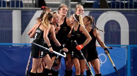 Die deutschen Hockey-Spielerinnen haben bisher vier von fünf Spielen gewonnen
