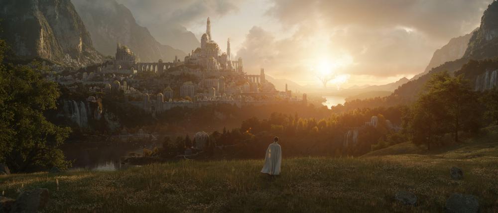 Mittelerde Tausende von Jahren vor den Abenteuern von Bilbo und Frodo: Amazon hat jetzt dieses erste Bild der "Herr der Ringe"-Serie veröffentlicht, die am 2. September 2022 startet.
