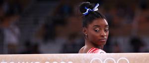 Simone Biles gewann am Dienstag Bronze.