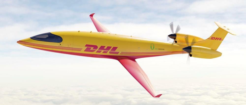 Die Deutsche Post will für Frachttransporte künftig auch E-Flugzeuge einsetzen.