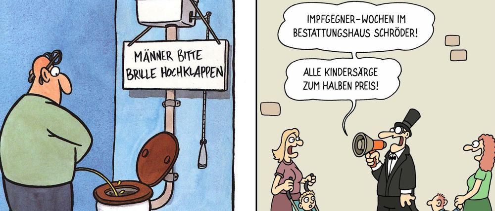 Spiel mit Tabus: Perscheids Strich war eindeutig zu erkennen.