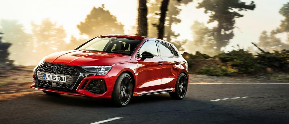Ein Sportler im Alltag. Als Sportback gibt es den Audi RS 3 nun bereits in der dritten Generation.