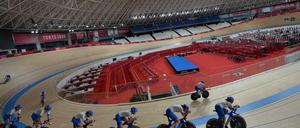 Schönes Velodrom, aber das Drumherum gefällt zumindest den deutschen Sportlern gar nicht.