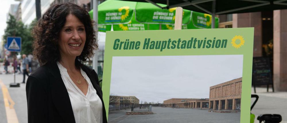 Grüne-Spitzenkandidatin Bettina Jarasch will die Straßen und Plätze der Stadt umbauen.
