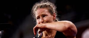 Aline Rotter-Focken kann ihr Glück kaum fassen.