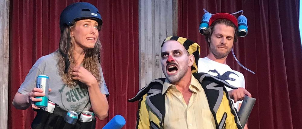 Die Berliner Theatergruppe „Kombinat.030“ spielte Shakespeares „Was ihr wollt“.