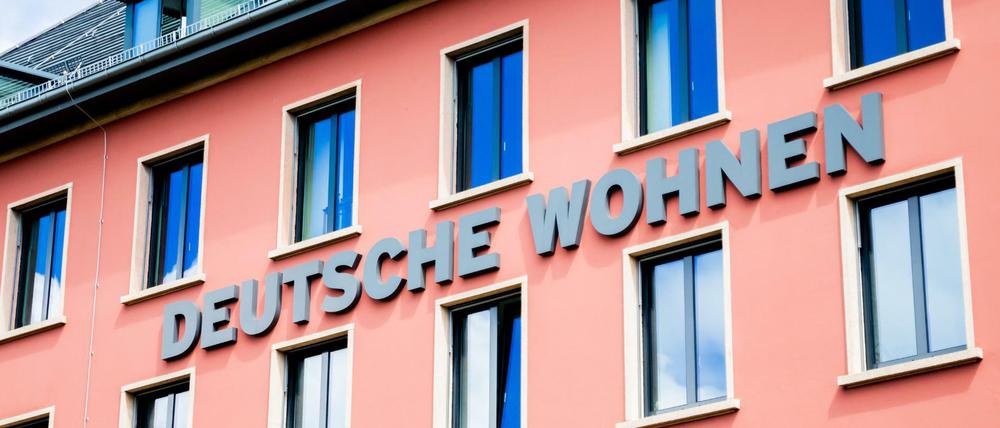 Die Zentrale der börsennotierten Wohnungsgesellschaft "Deutsche Wohnen" in Berlin.