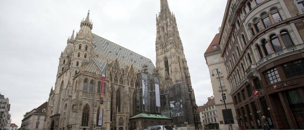 Sehnsuchtsort debattenmüder deutscher Schriftsteller. Wien, hier der Stephansdom.