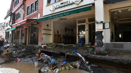 Wie hier in Bad Münstereifel zerstörte die Flut Existenzen. 