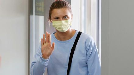 Über Wien nach Warschau: Olympia-Sprinterin Kristina Timanowskaja kehrt nicht nach Belarus zurück.